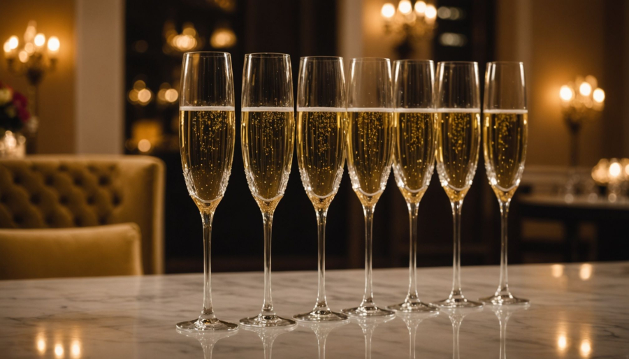 How to choose crystal champagne flutes for elegant celebrations ?